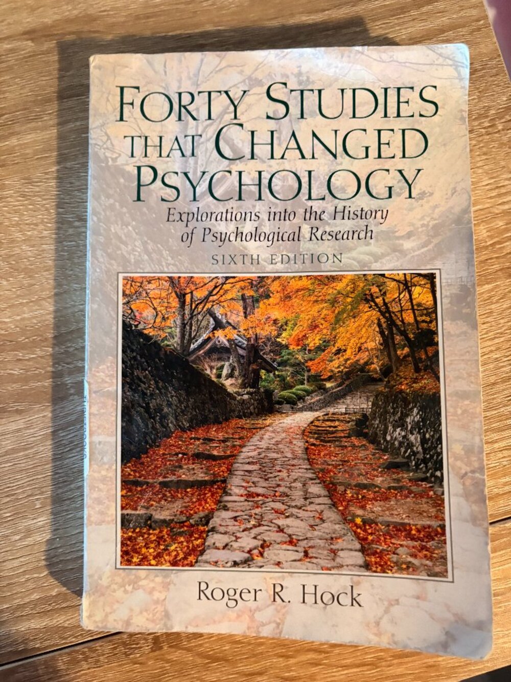 Forty Studies That Changed Psychology 6th Edition by Roger R. Hock